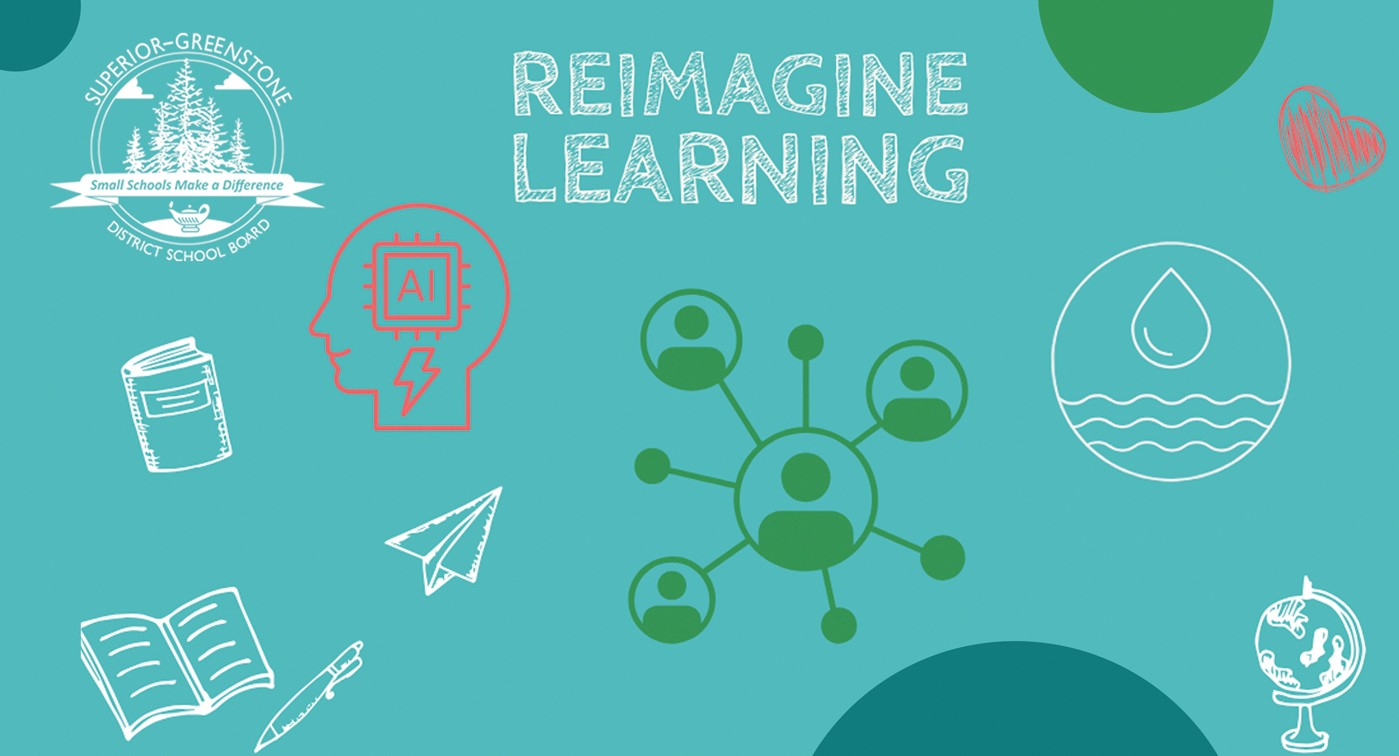 Decorative image to illustrate how we are reimagining learning